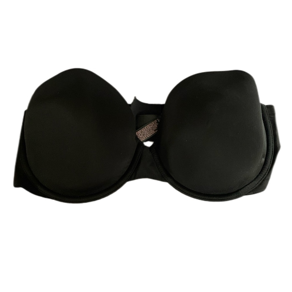 Victoria’s Secret black lined strapless bra 34D